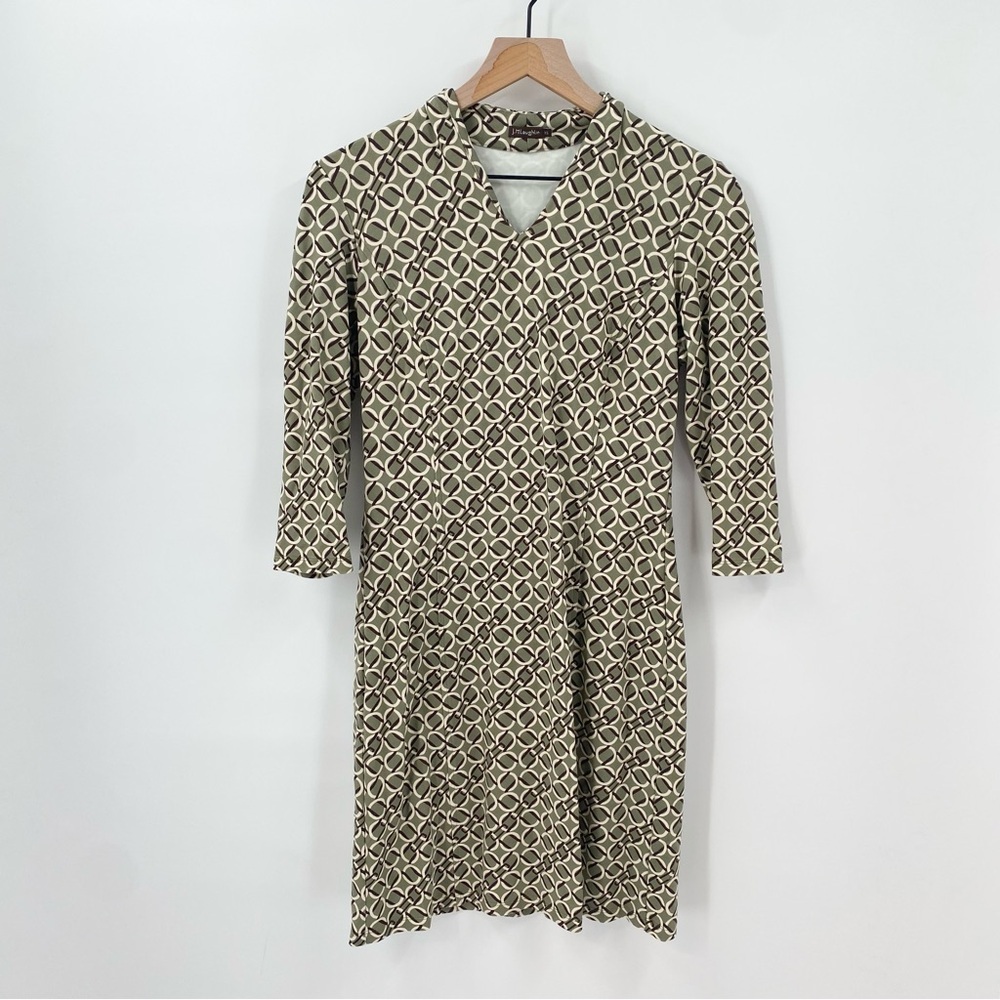 J. McLaughlin Geometric‎ Print Sheath Dress XS